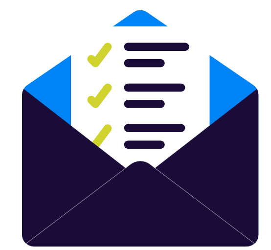 email with checklist